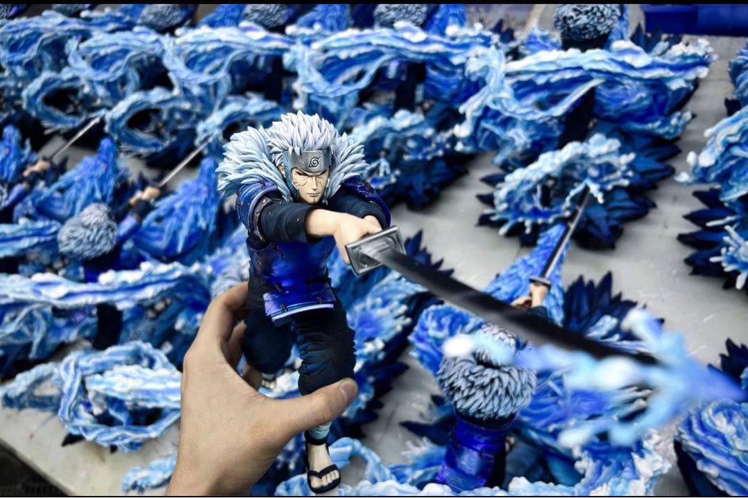 NARUTOナルト　飛雷神斬り　千手扉間　ガレージキッド　フィギュア　完成品