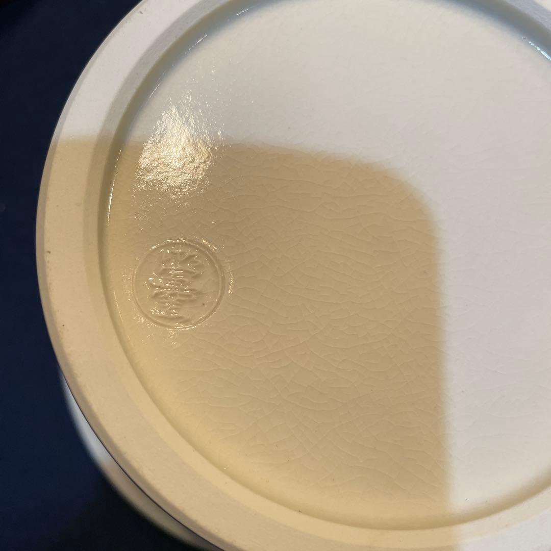 御室窯】の「仁清 七宝 宝尽」『末広 水指』共箱 茶道具 ※美品 - メルカリ