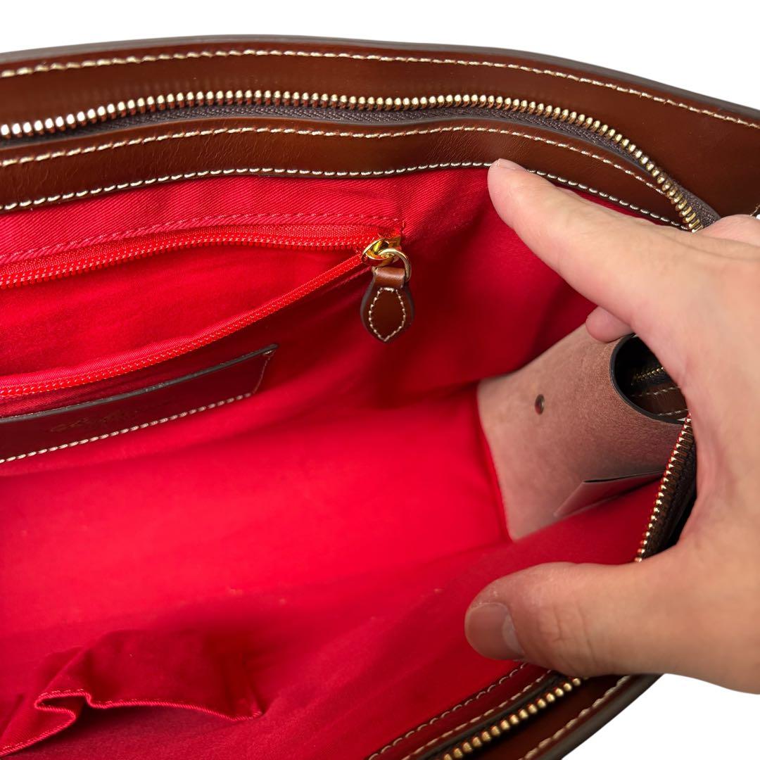 【極美品】ボルドリーニセレリア ビジネスバッグ レザー ブリーフケース　A4収納