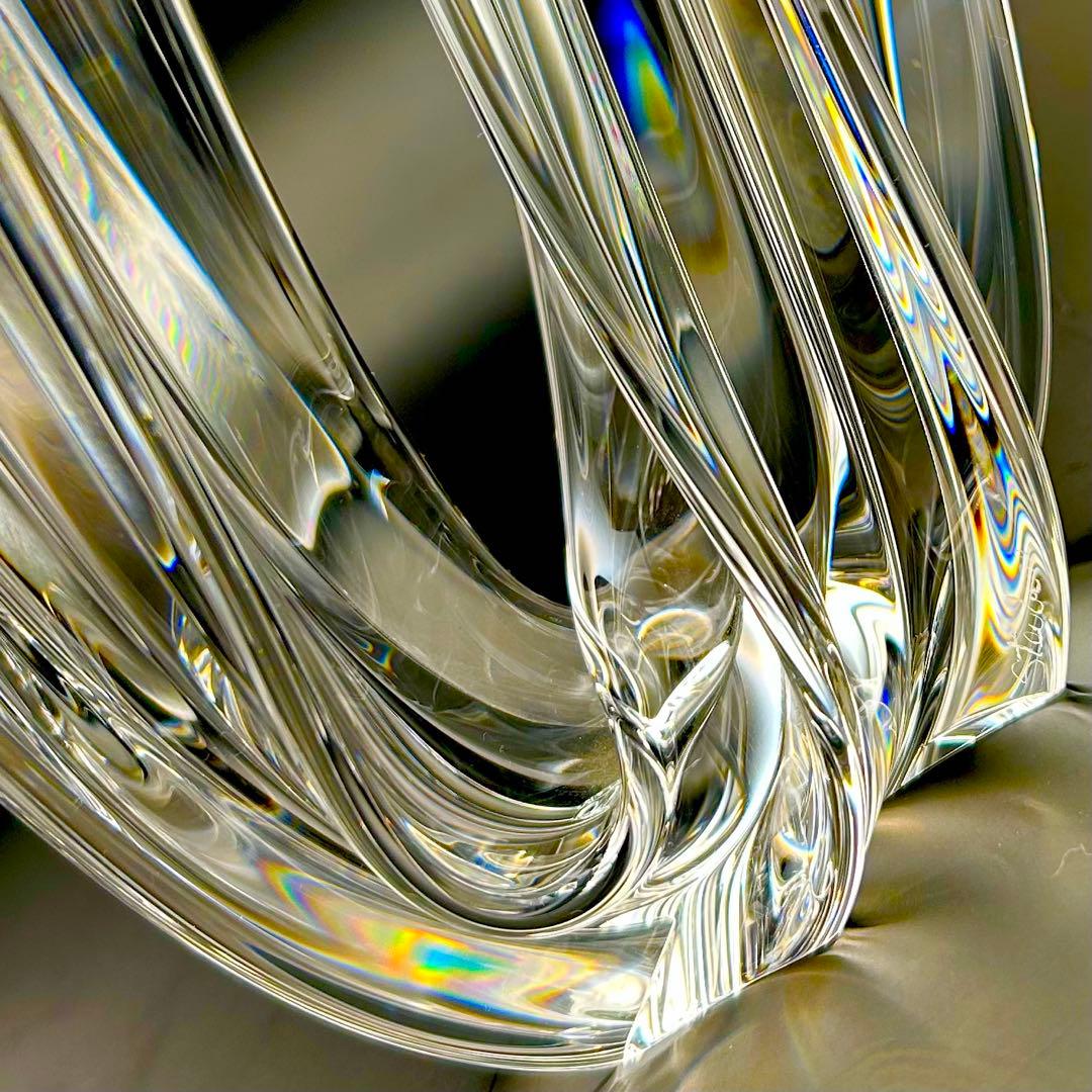 希少【極上美品】スチューベン芸術品 クリスタル スターストゥリーム