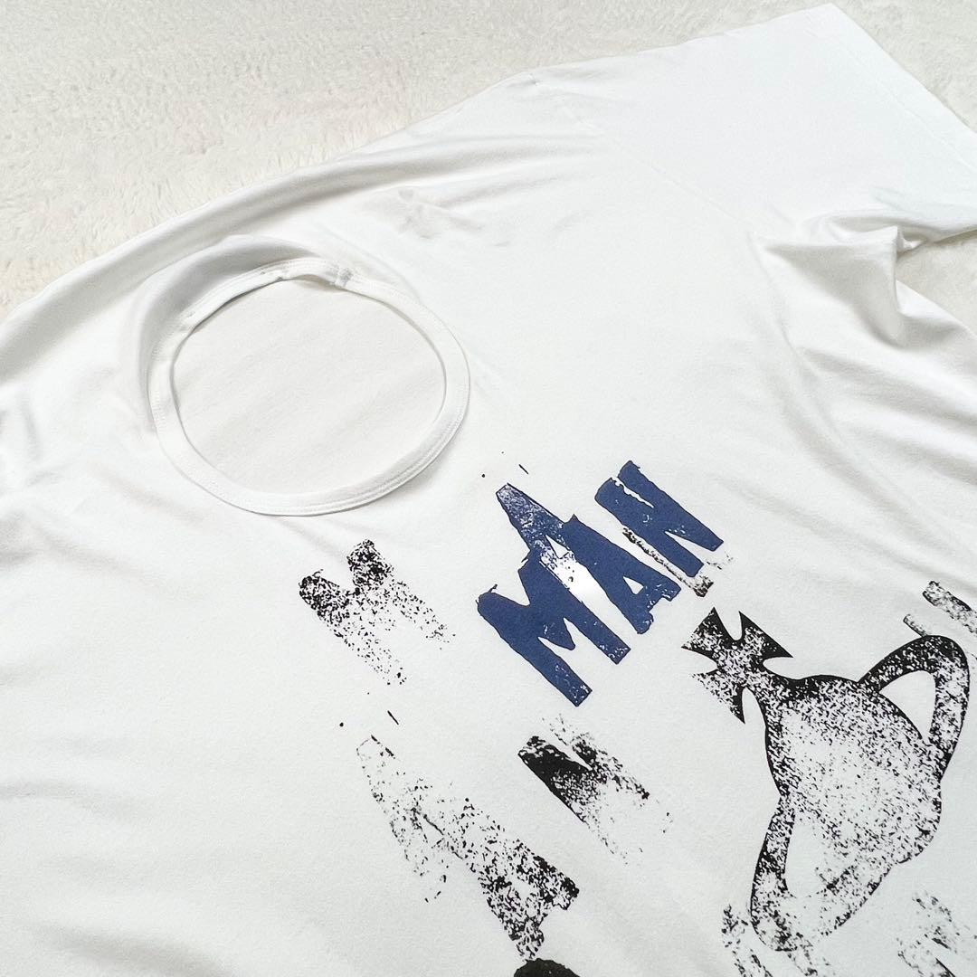 ヴィヴィアンウエストウッドマン】コットンワイドクルーネックTシャツ