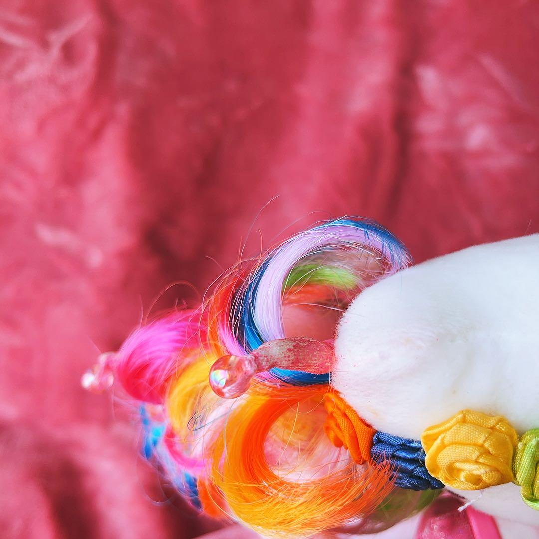 希少激レア　ハローキティ　ぬいぐるみ　ユニコーン　レインボー　ウイングピース