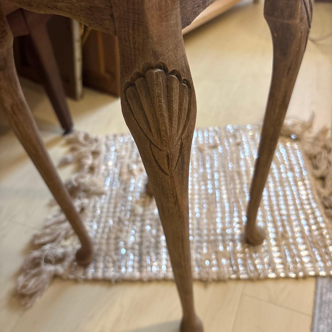 ヴィンテージ家具 ヨーロッパ サイドテーブル 花台 コンソールテーブル