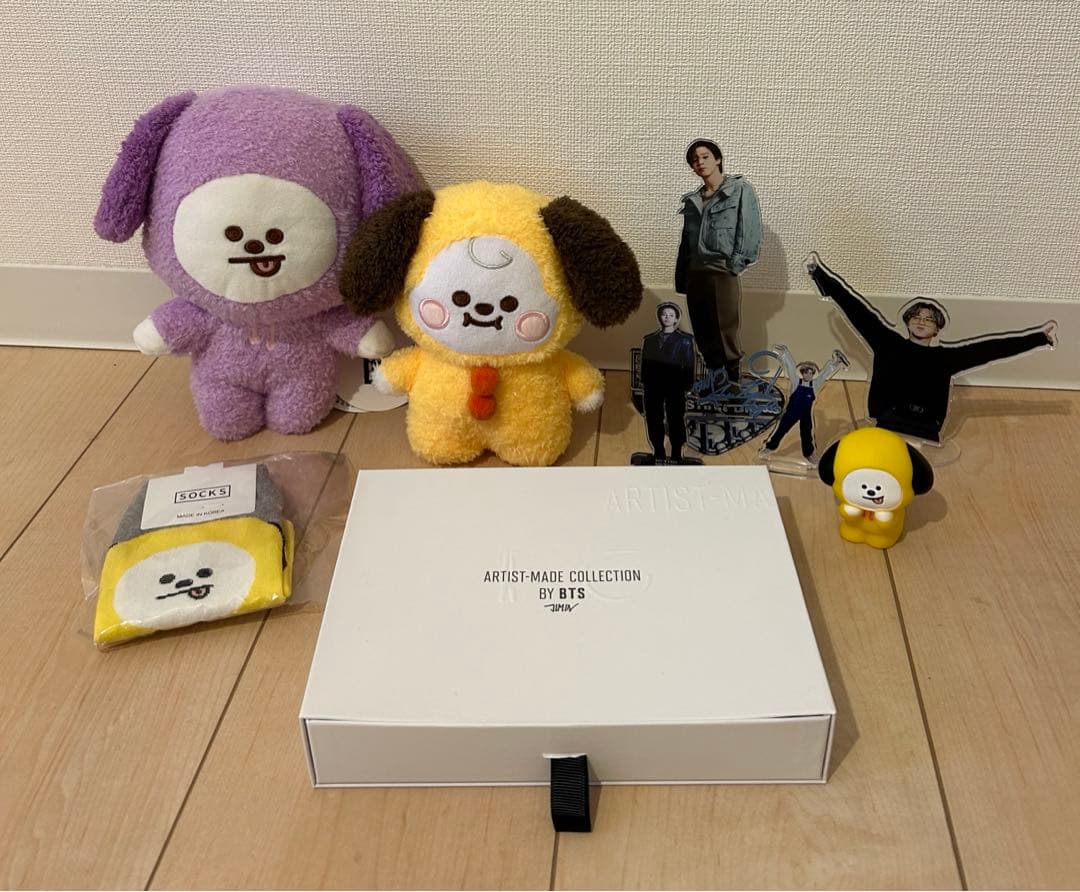 BTS ジミン グッズセット うちわ プレミアムフォト フラッグ⭐️おまけ