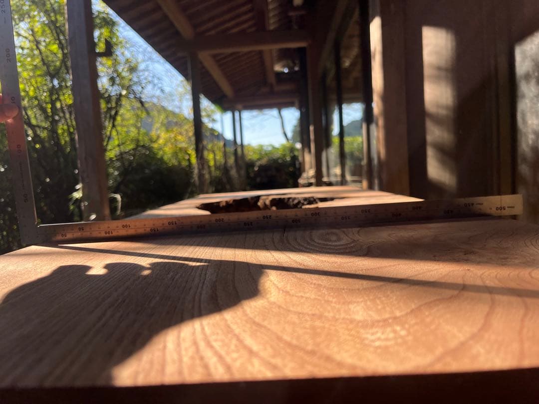 ☆国産欅の一枚板※加工済 レジン/テーブル/無垢材/天板/