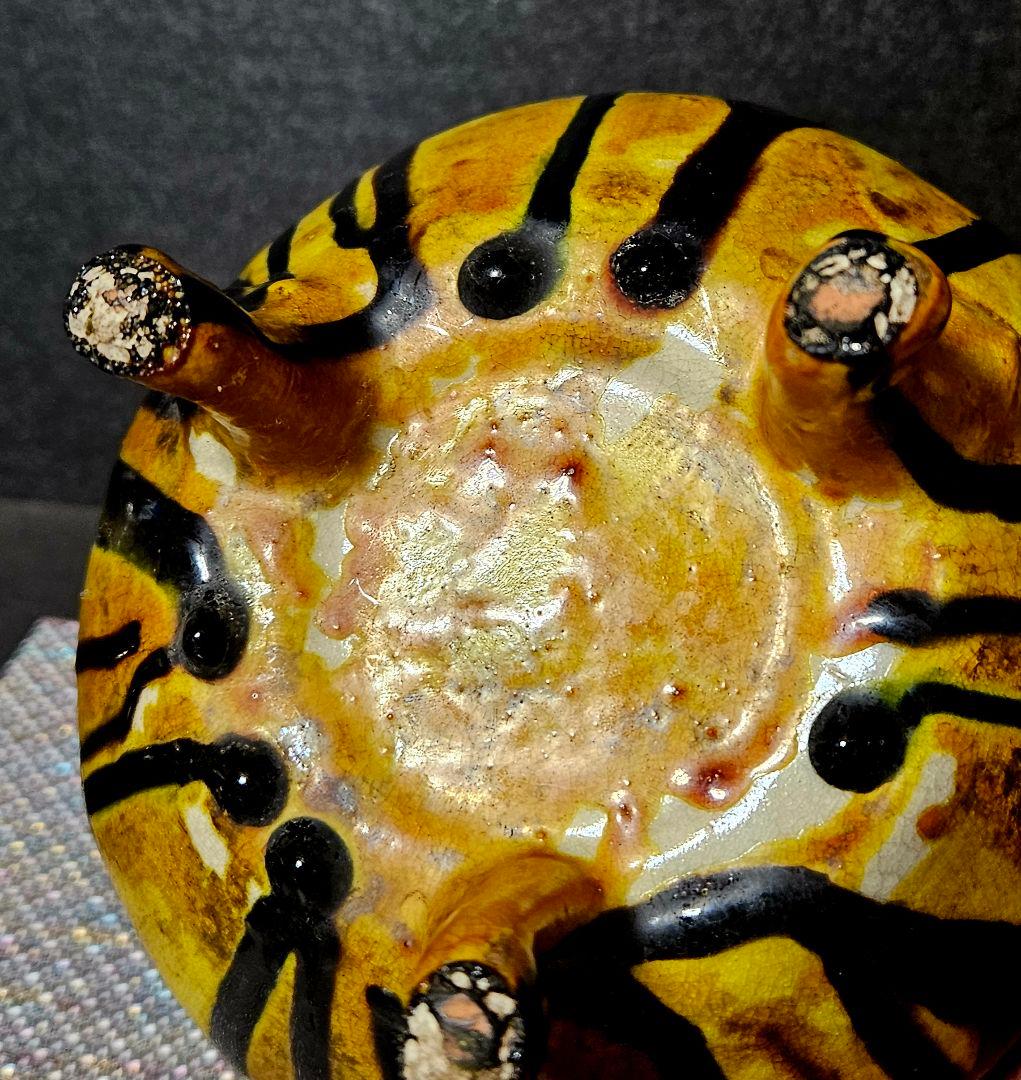 中国古美術 中国古陶磁器 古玩 時代物 遼三彩 鶏頭鶏冠形 手付水注