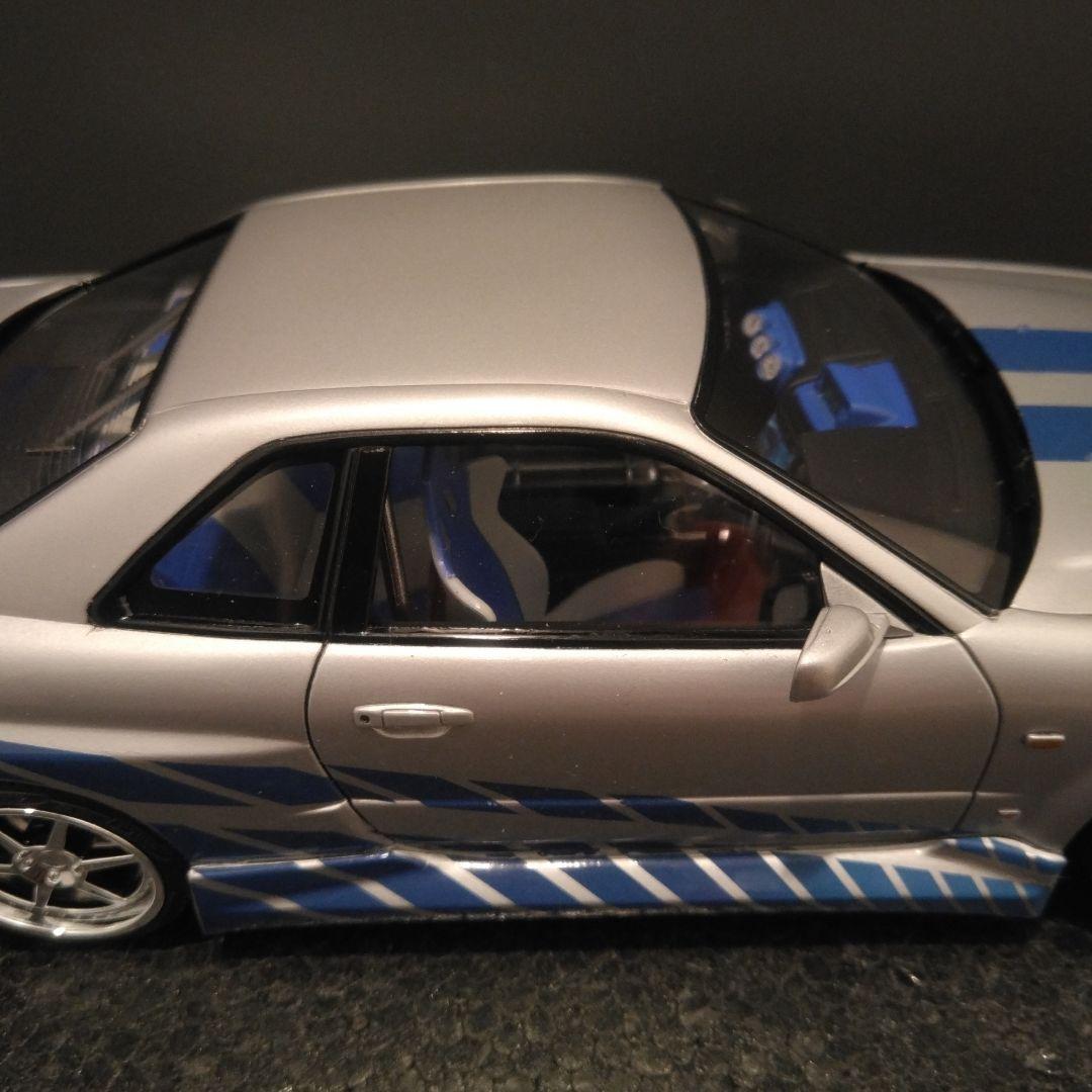 R34 スカイライン GT-R ワイルドスピード 1/24 アオシマ