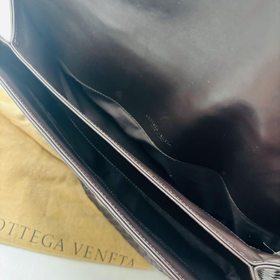 美品　ボッテガヴェネタ イントレチャート ビジネスバッグ　BOTTEGA