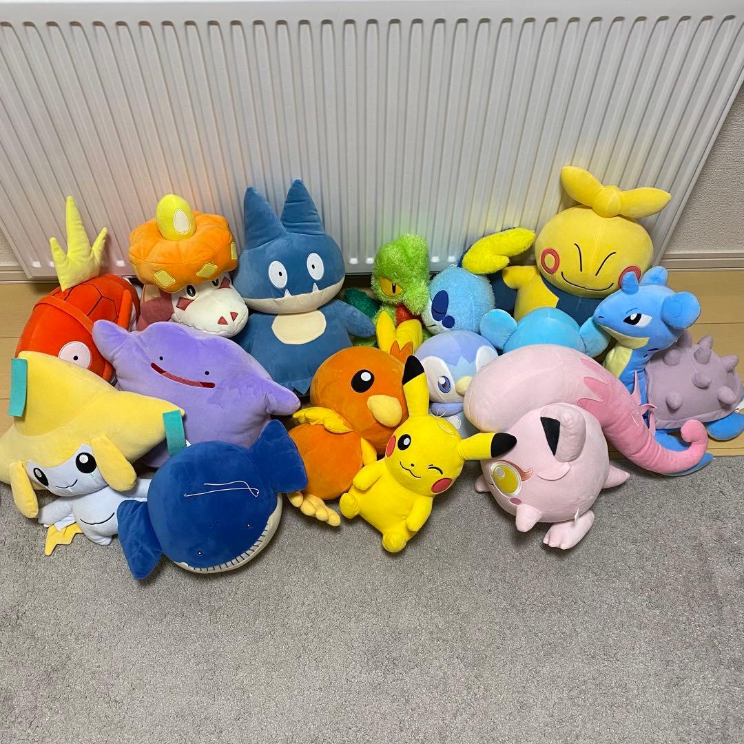 激安‼️《ポケモン/ポケットモンスター》大きい ぬいぐるみ まとめ売り 計27個