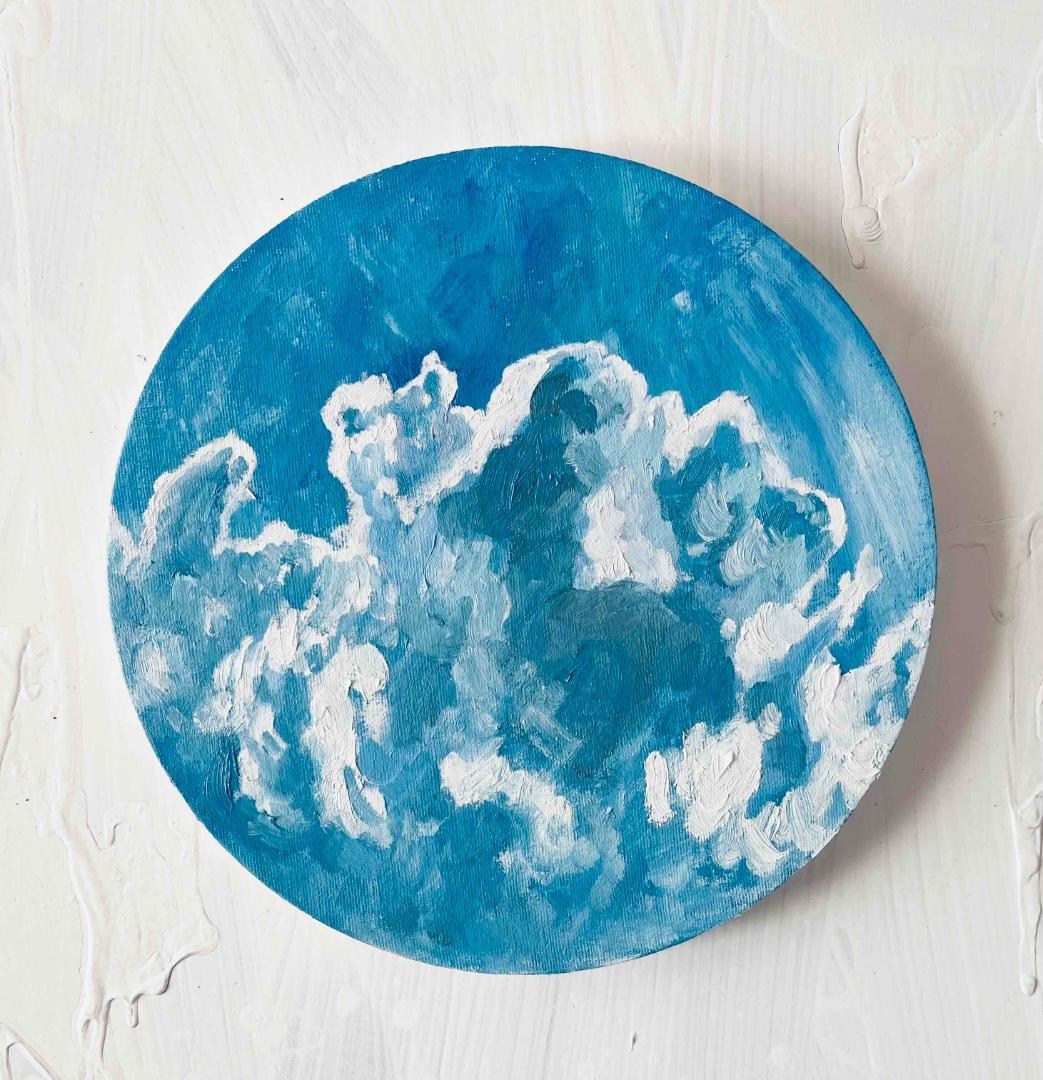 ルノワール 肉筆手描きの油絵模写画 陶器の花瓶と花