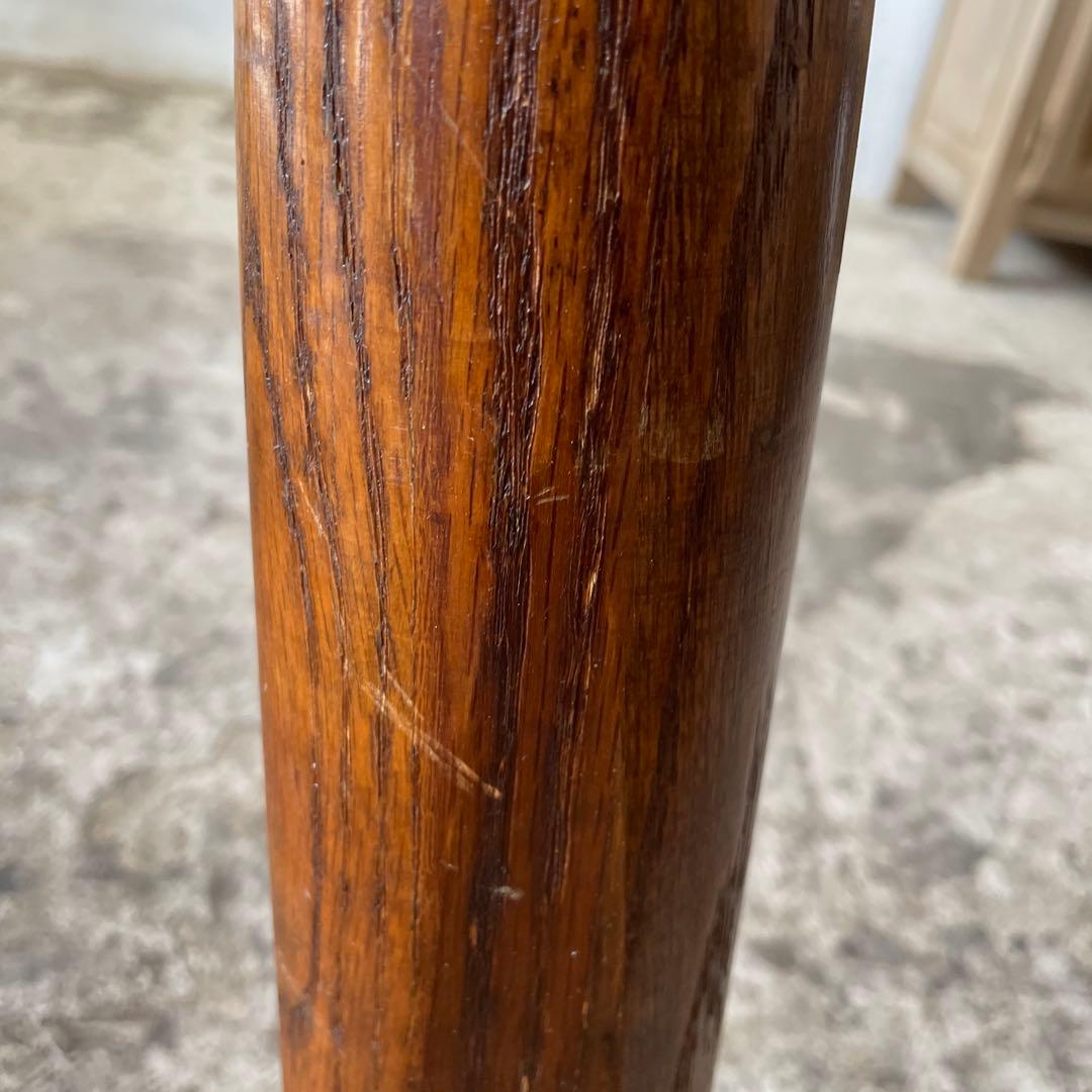 ビンテージ ラウンドエクステンションダイニングテーブル no4