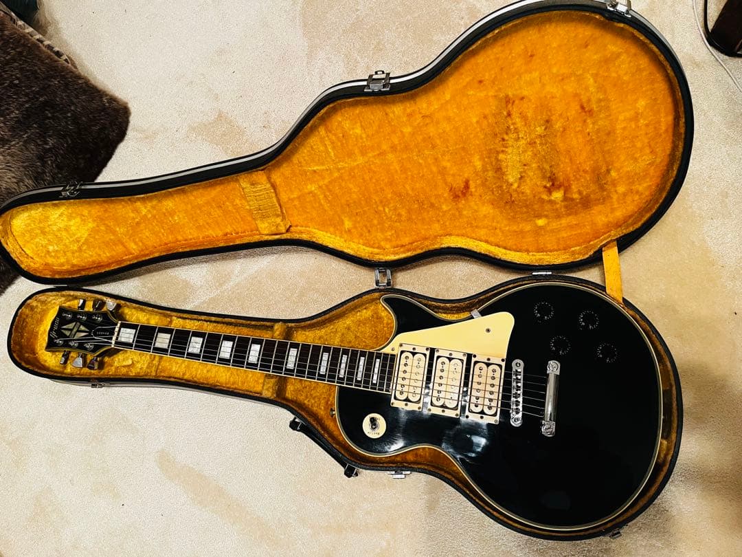 Greco レスポールカスタム 3PU ブラック ハードケース付 日本製 - メルカリ