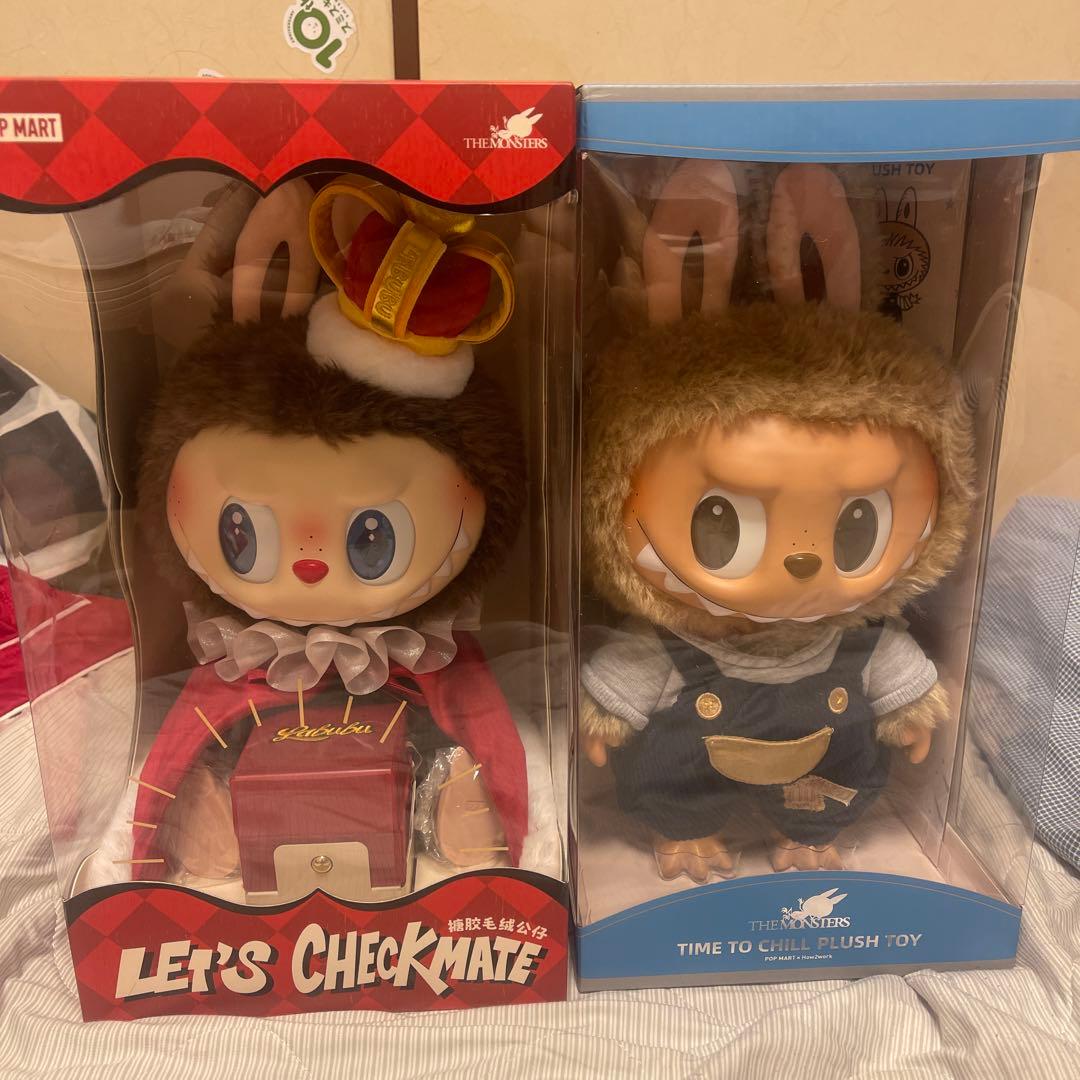 POP MART LABUBU THE MONSTERS ぬいぐるみ　2個 Amazon.co.jp: POP MART THE MONSTERS - FLIP WITH ME ぬいぐるみ