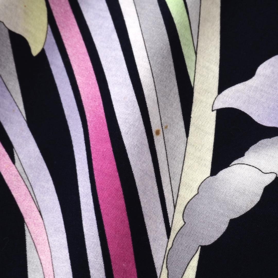 レオナール 花柄 総柄 ストレッチ素材 スカート