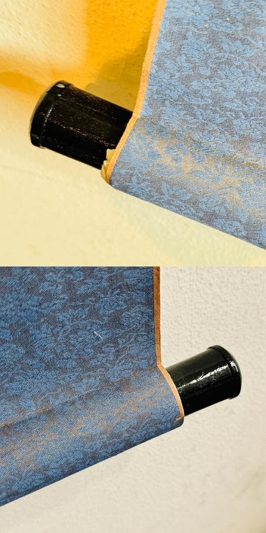 中国美術 報春図 梅に満月 戌寅年 落款有 掛軸 長さ188cm