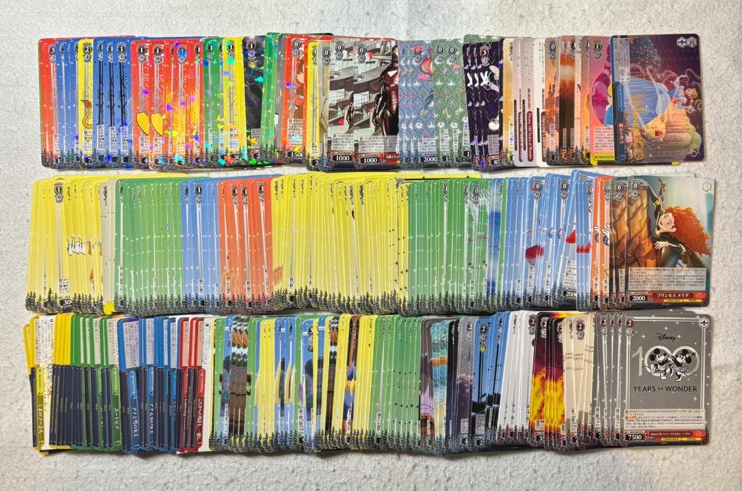 ヴァイスシュヴァルツ ディズニー100 カード300枚以上まとめ売り