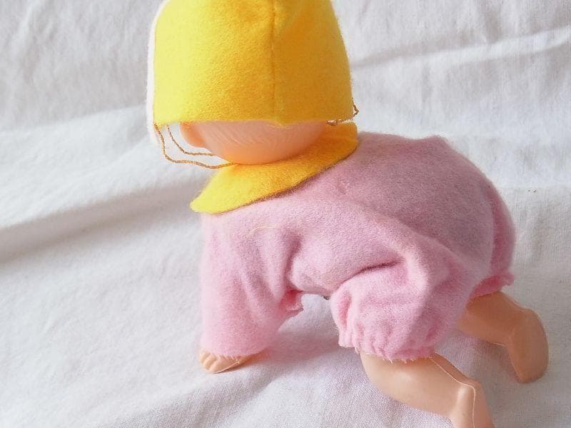 ハイハイベビー ゼンマイ 1950年代 増田屋　日本製【箱付き】昭和レトロ