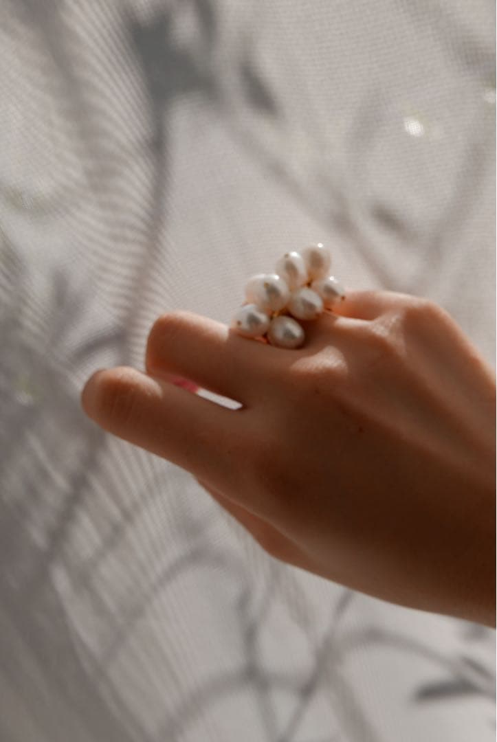 お値下げ⭐︎【JIL SANDER】バロックパールリング