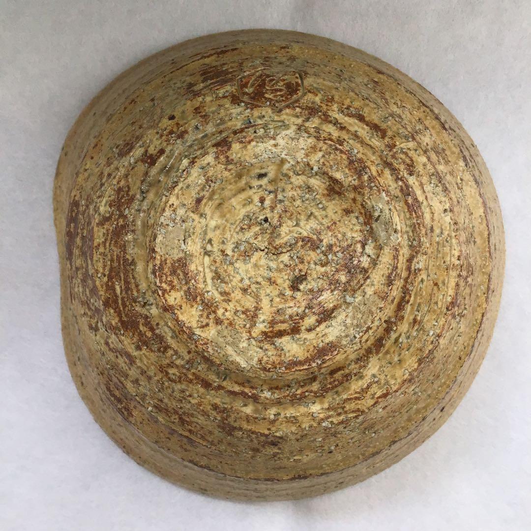 茶器 黄伊羅保茶盌 銘:花曇 清水六兵衛作 葆光斎書付