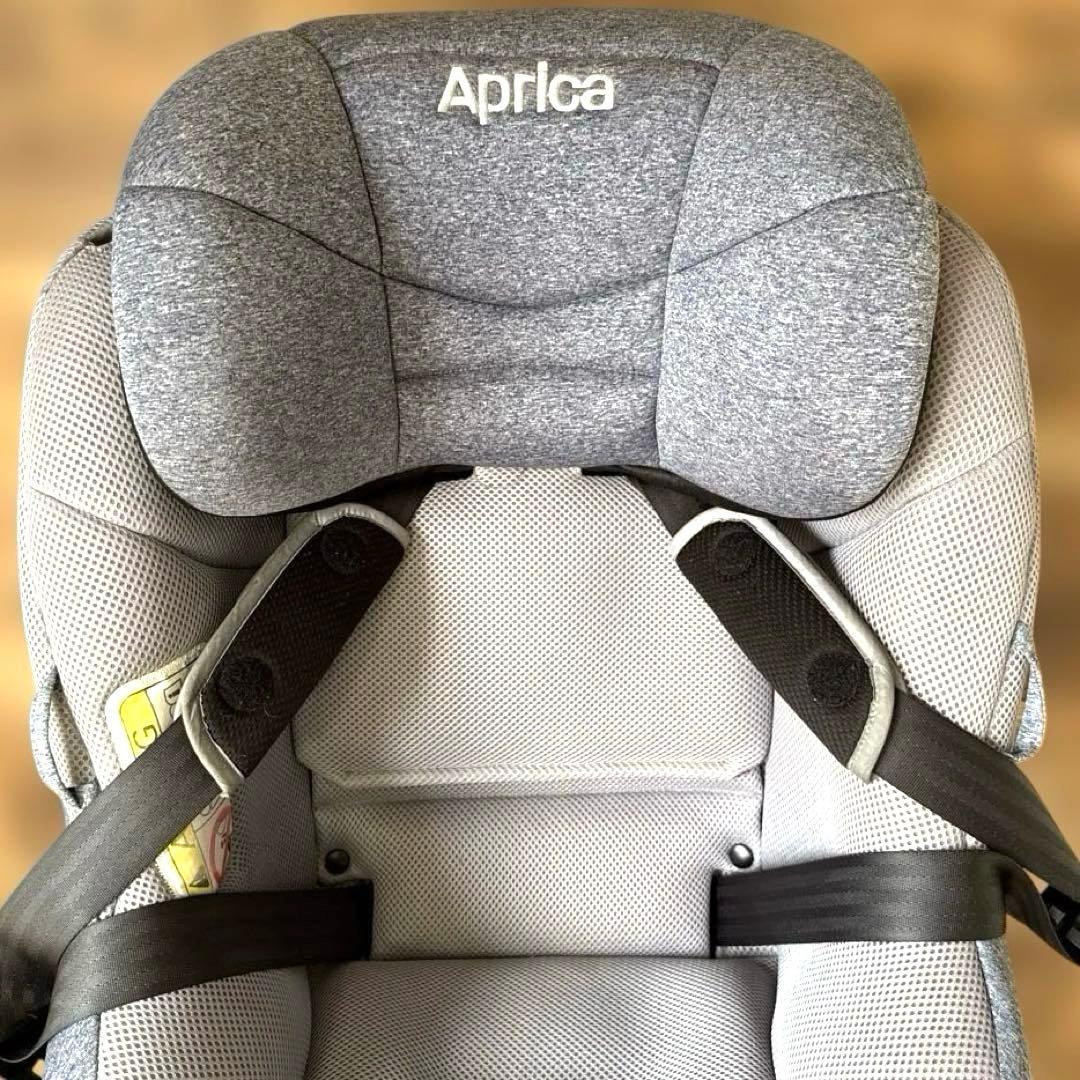 Aprica チャイルドシート グレー ISOFIX クルリラ　新生児