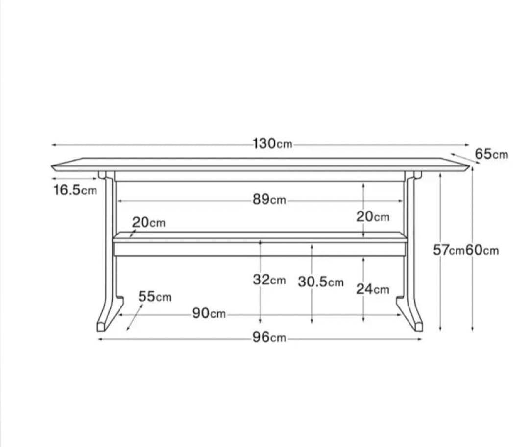 【送料込】無印良品 MUJI ダイニング リビングテーブル デスク机木製家具