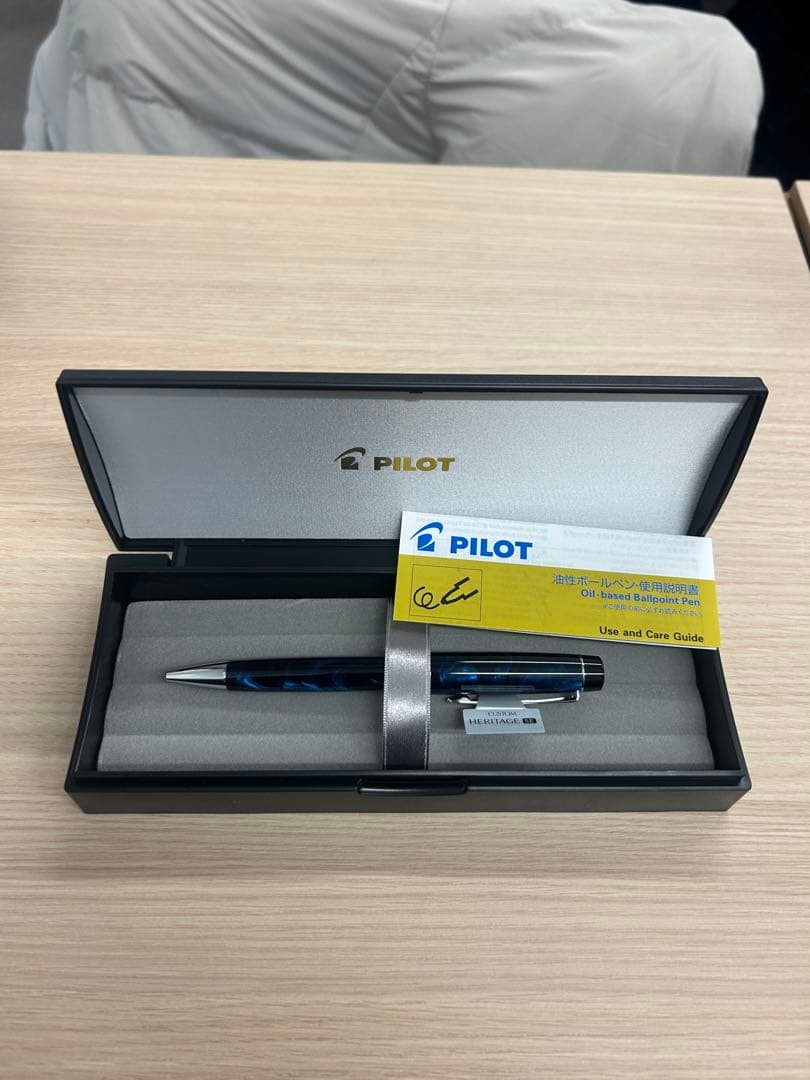 あけぼの工房黒柿孔雀杢極上シャーペン