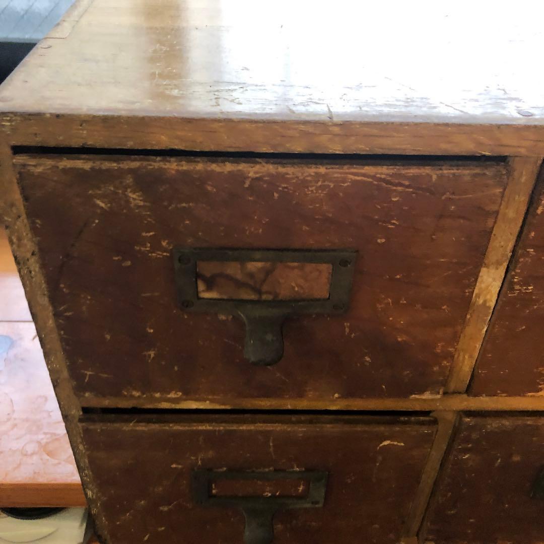 アンティーク 木製4引き出し 収納ボックス 収納 ボックス 引き出し