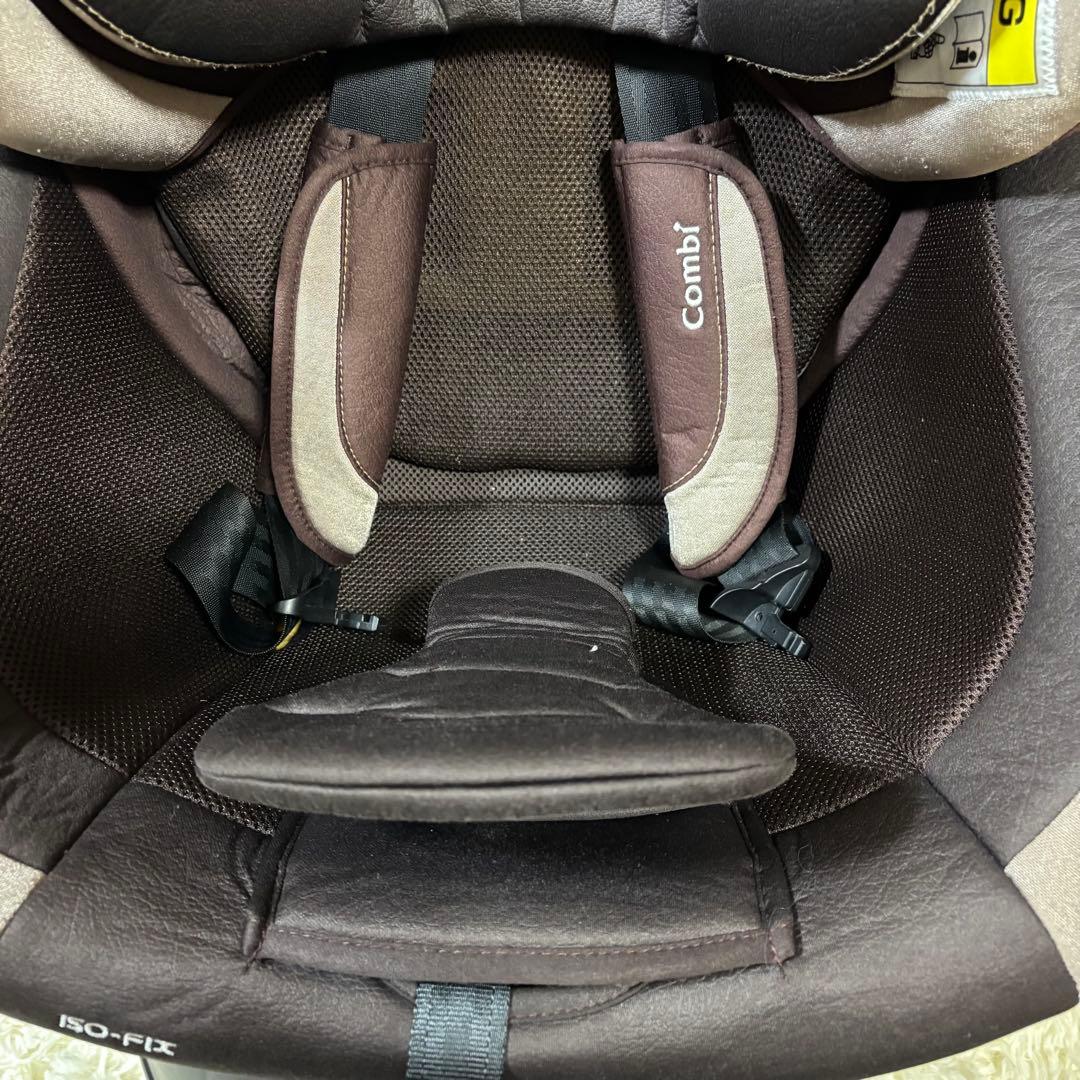 極美品 Combi ネルーム ISOFIX エッグショック NF-700 茶