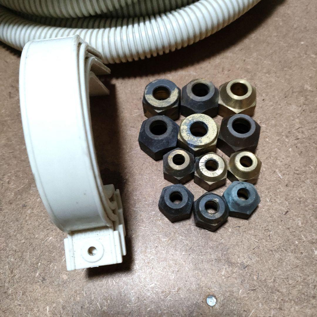 エアコン配管 ペアコイル 2分3分 10m ドレンホース 15m