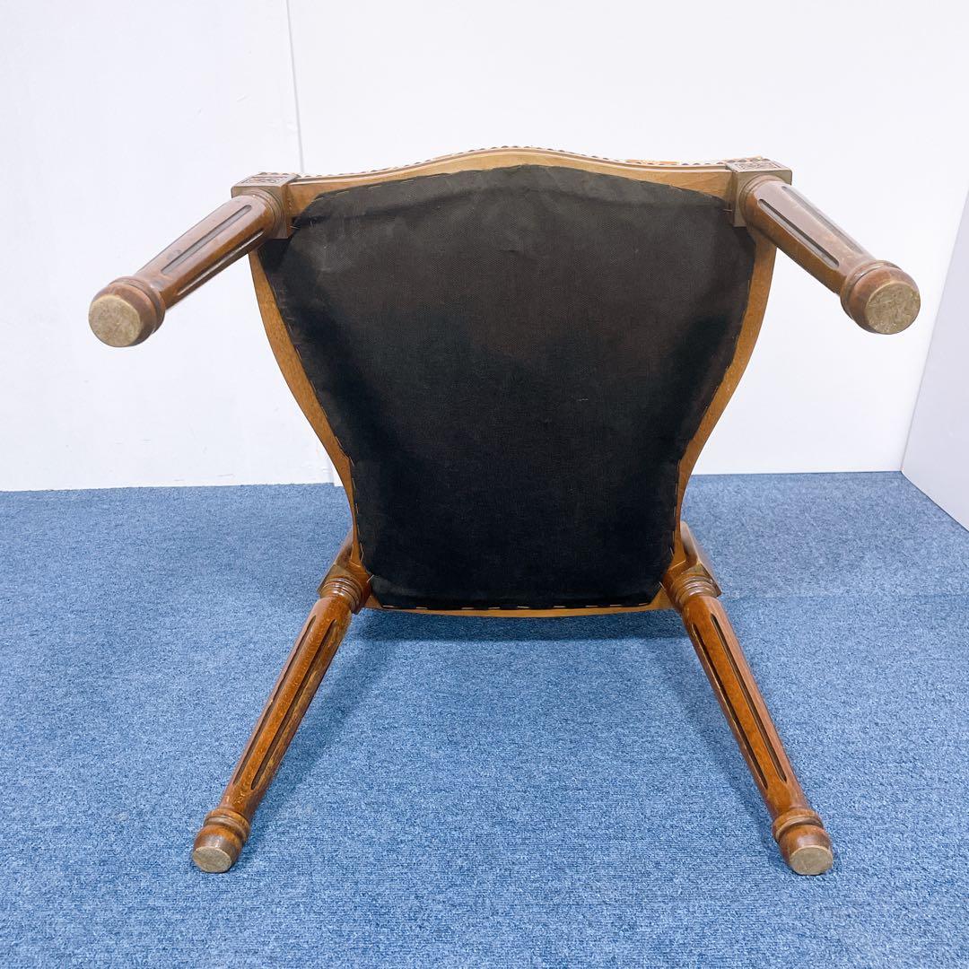 フランスアンティーク①】ルイ16世様式 華麗ストライプ織物張