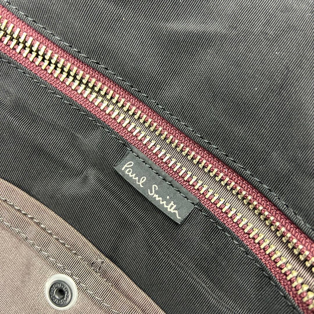 【美品】ポールスミス　ビジネスバッグ　オールレザー　2way 3層　ロゴ金具　黒