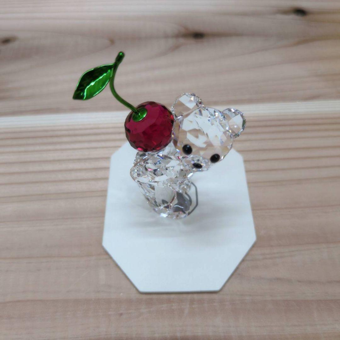 最終価格　新品 スワロフスキー Krisベア チェリー カップル 5675393