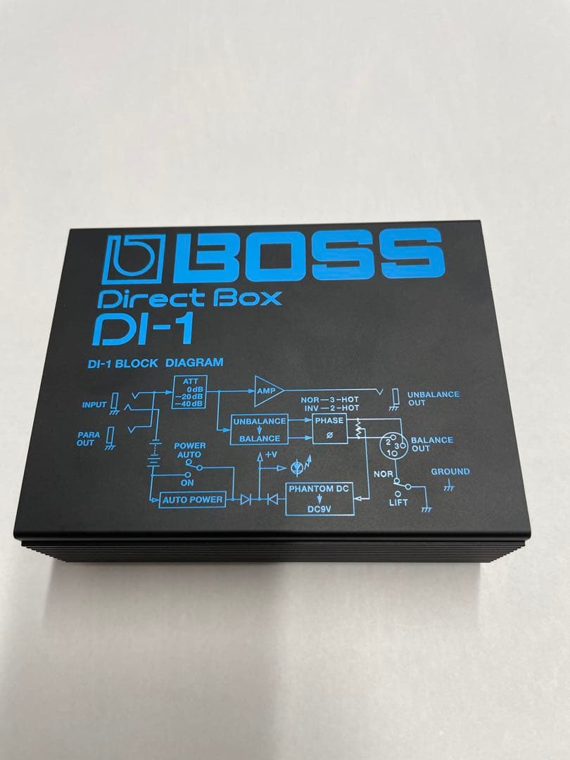 BOSS ( ボス ) DI-1 定番ダイレクトボックス(DI) Amazon | BOSS ボス ダイレクトボックス DI-1 オートパワーオフ 3段階