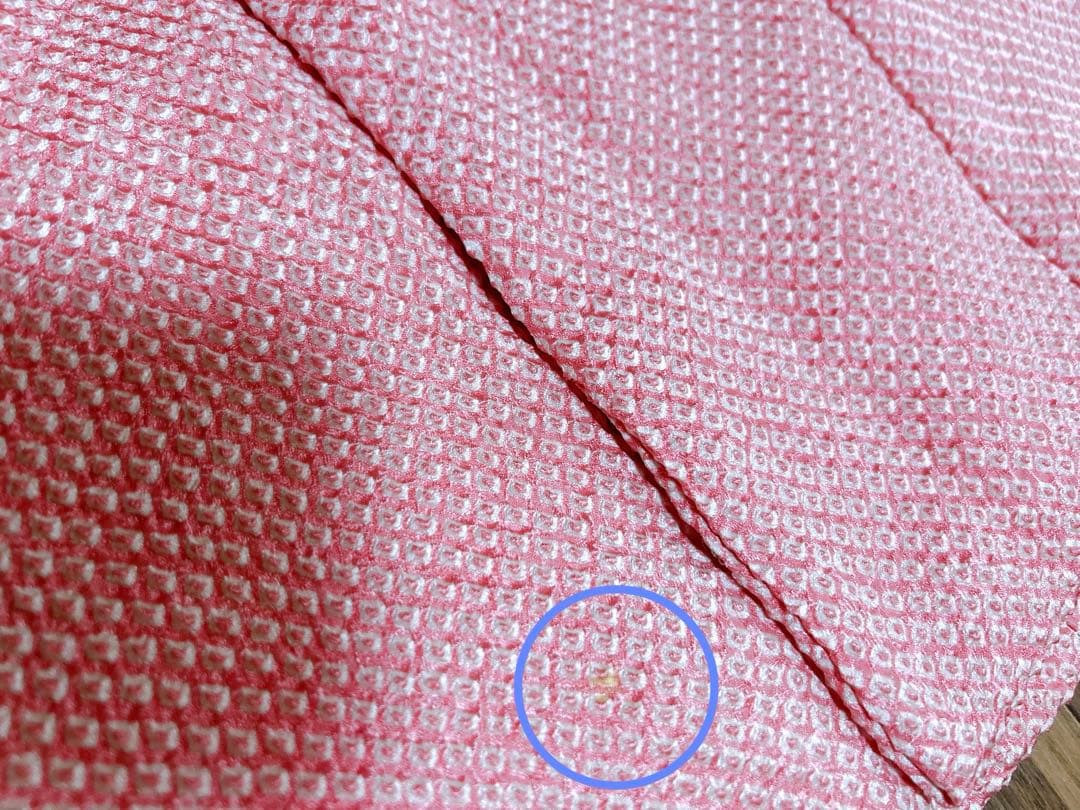 ピンク総絞り被布♡七五三　3歳　女の子　フルセット　一式　ピンク系　正絹