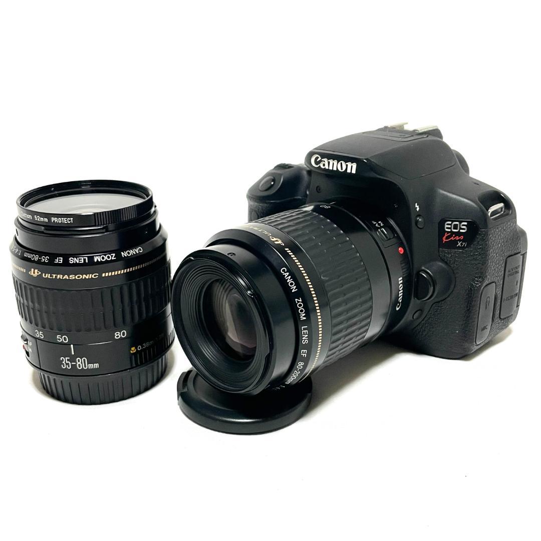 初心者でも安心☘️ Canon EOS Kiss X7i ダブルレンズセット - メルカリ