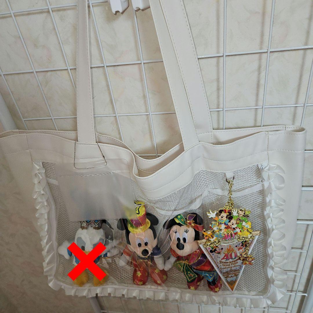 ディズニーランド40周年　ぬいば　ガーランドバッグチャーム　トートバッグ