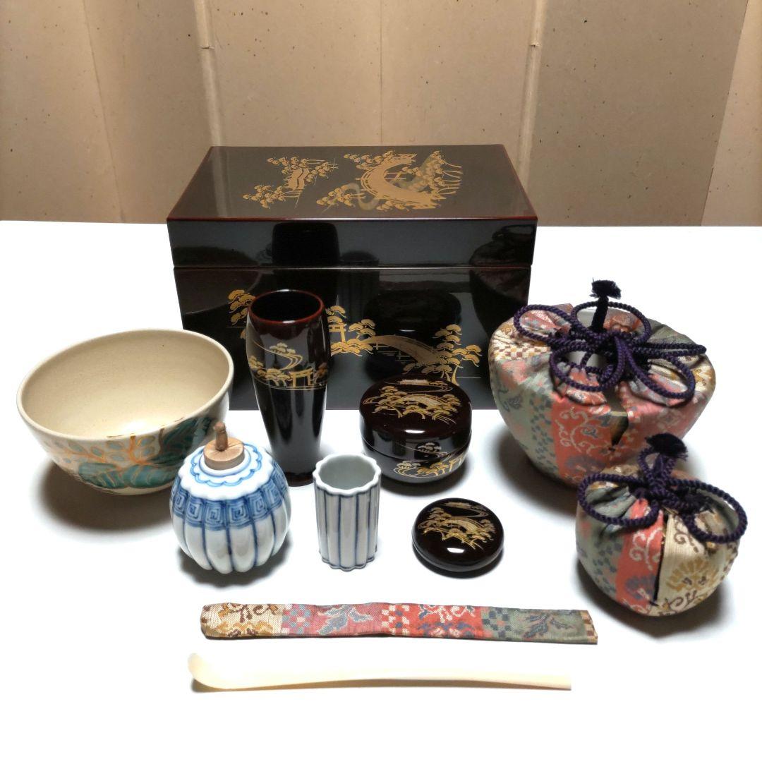 茶道具 住吉蒔絵茶箱