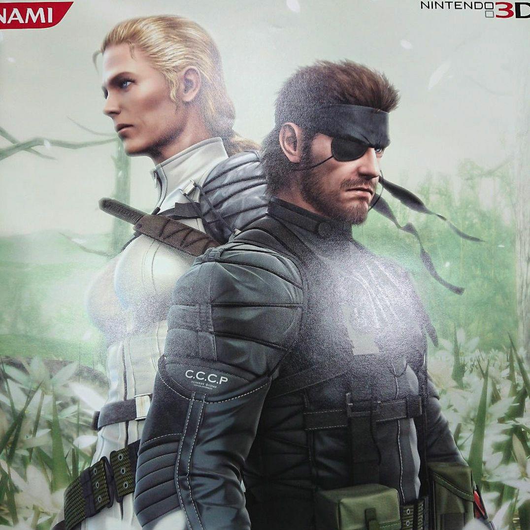 METAL GEAR SOLID 3 3DS 両面 B2ポスター メタルギア3