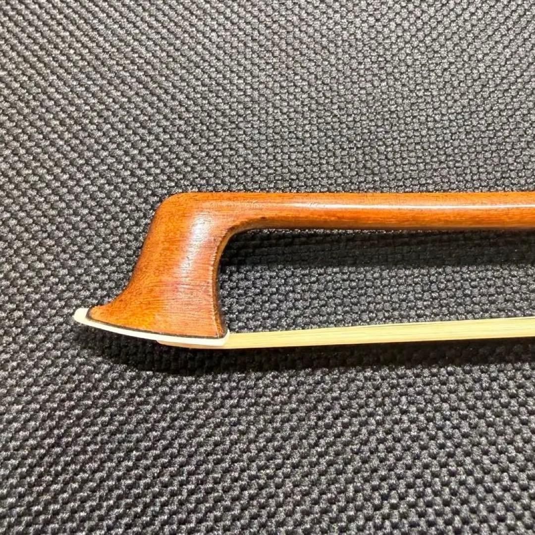 整備品】オールド バイオリン 弓 4/4 フェルナンブコ 刻印無