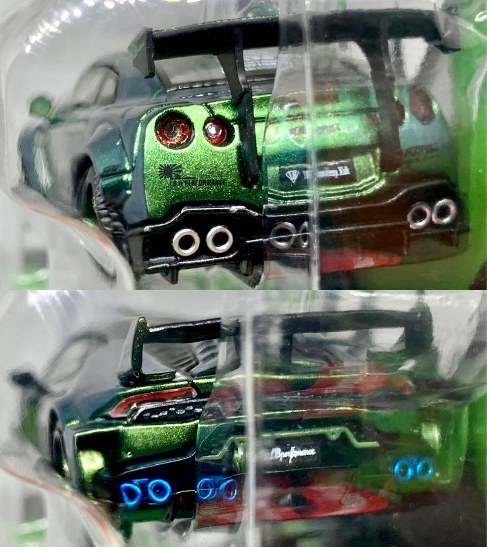 MINI GT TARMAC LBWK GT-R ウラカンGT マジックグリーン