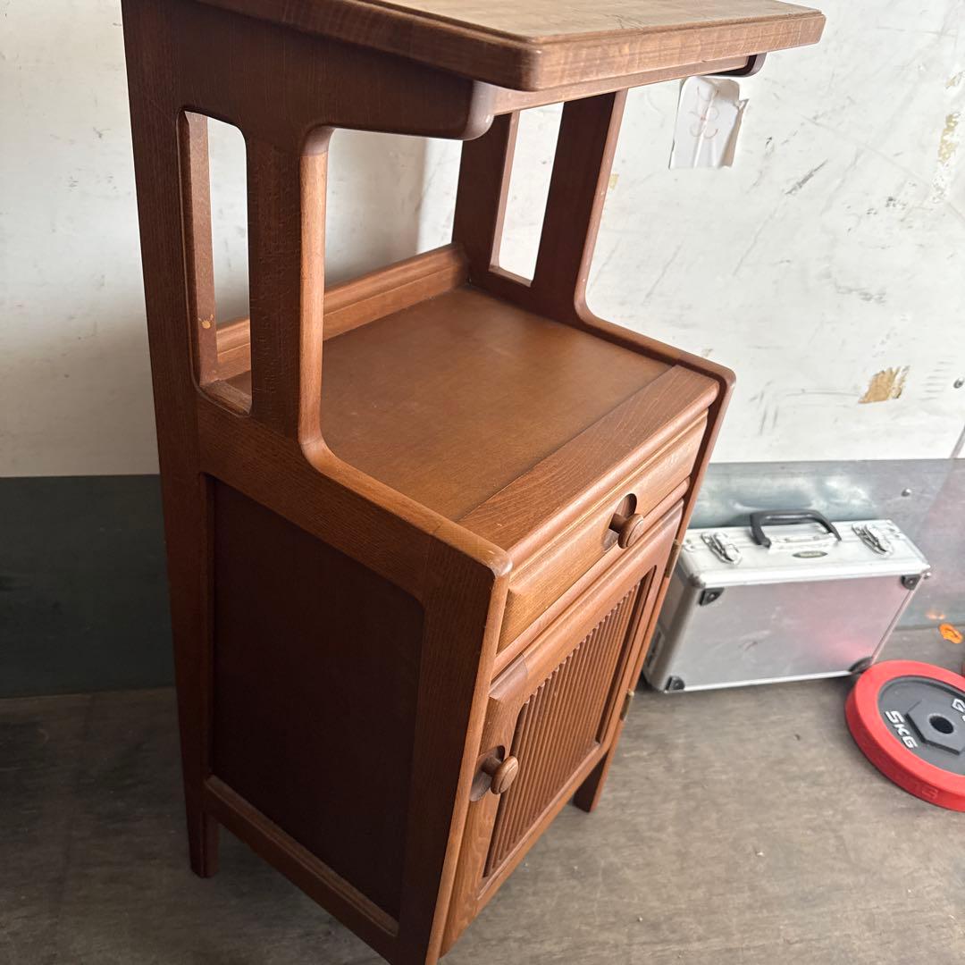 カリモク karimoku 木製サイドテーブル 天然木電話台 インテリア