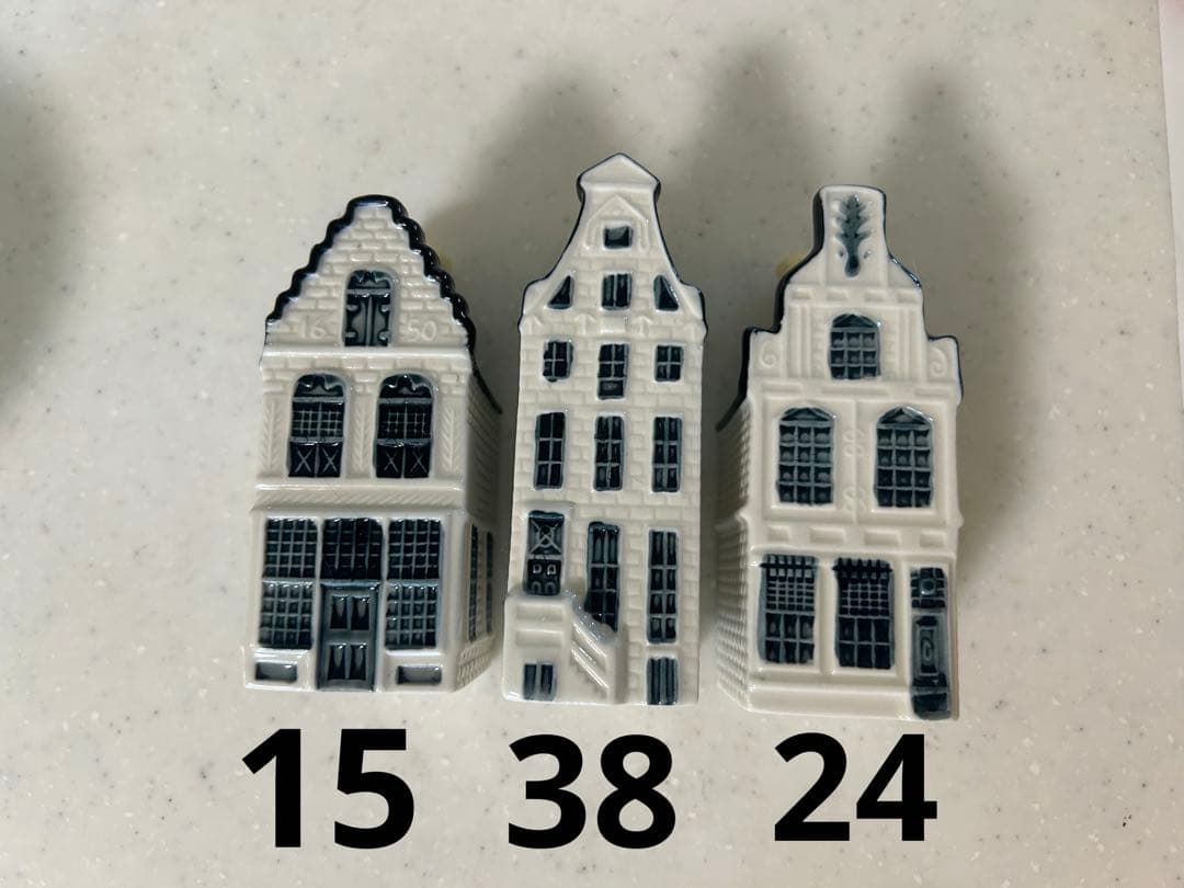 KLMオランダ航空のデルフトブルーのミニチュアハウス No.6 KLMオランダ