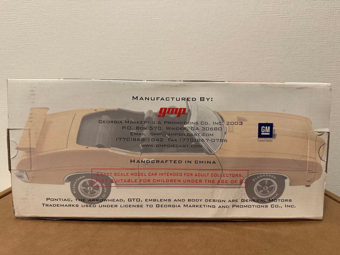 GMP製1970PontiacGTOJudgeConvertible 1/24