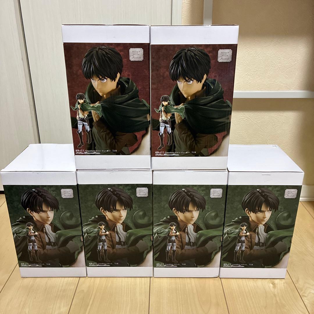 進撃の巨人 Grandista リヴァイ×4 エレン×2