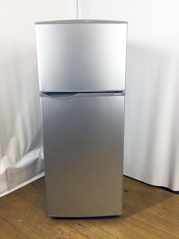 30日迄!SHARP 118L 冷蔵庫【SJ-H12W-S】