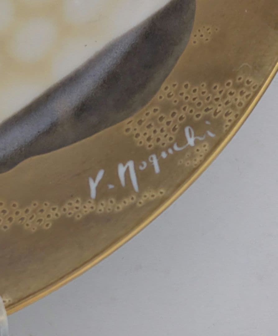 ノリタケスタジオコレクション】手描き鴨絵皿 Y.Noguchi.