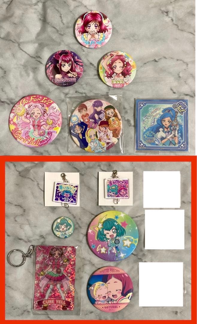 プリキュア 非売品ステッカー アクリルチャーム ヒーリングっど