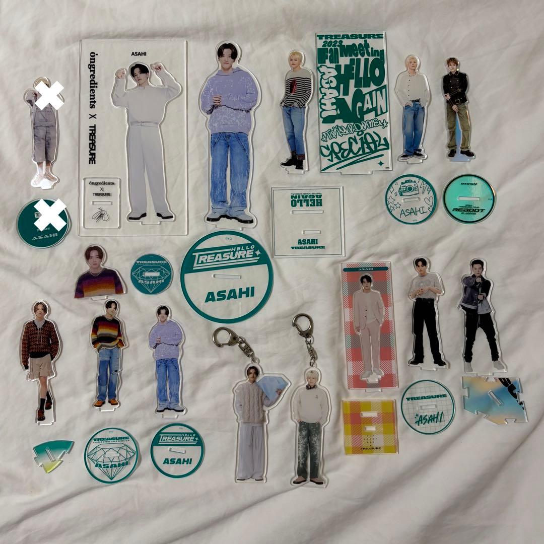 treasure アサヒ 韓国 公式グッズ トレカ アクスタ アクキー