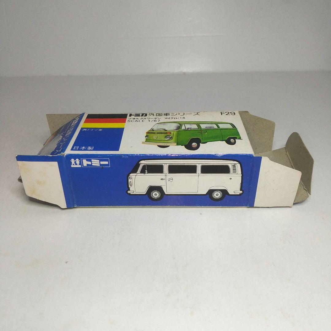 (3804)トミカ 青箱 日本製 フォルクス ワーゲン マイクロ バス