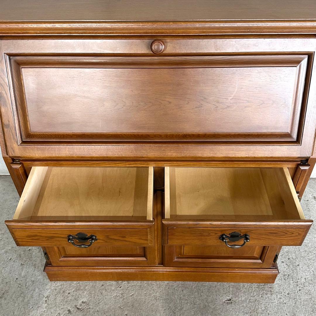 ✦カリモク✦ヴィンテージ ライティングビューロー デスクキャビネット